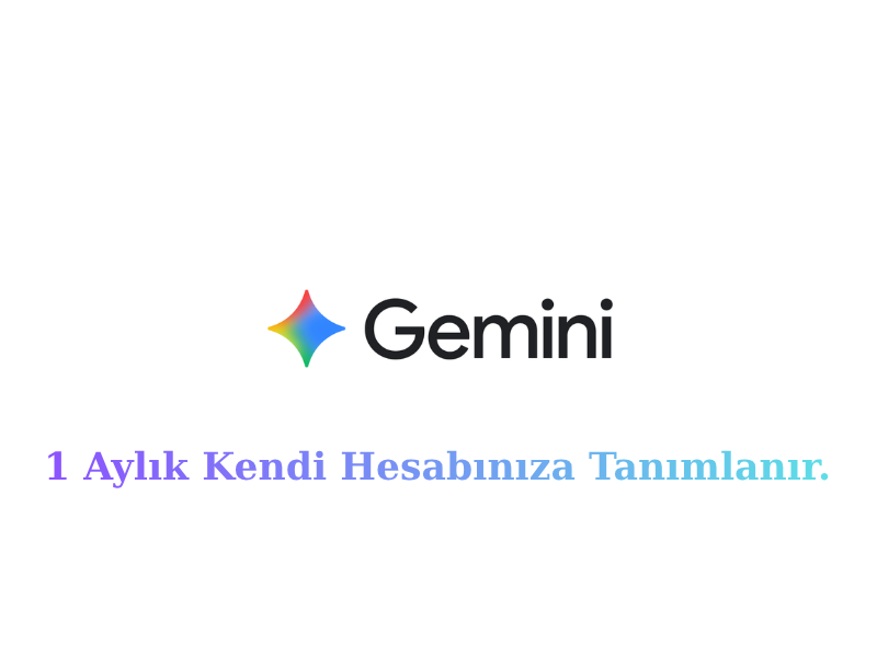Gemini Google AI Pro - 1 Aylık 